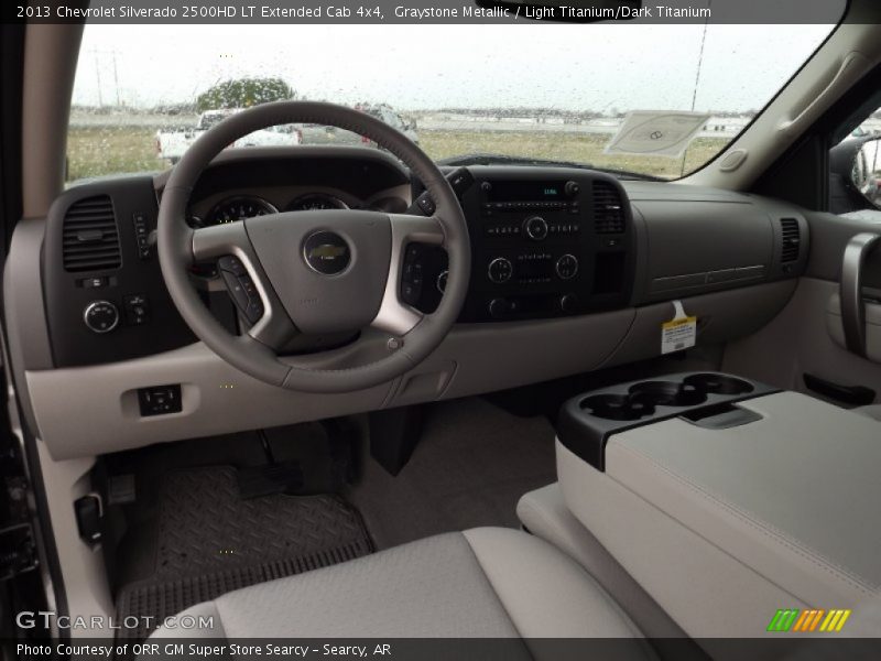 Light Titanium/Dark Titanium Interior - 2013 Silverado 2500HD LT Extended Cab 4x4 