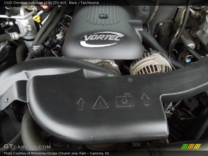 Black / Tan/Neutral 2005 Chevrolet Suburban 1500 Z71 4x4