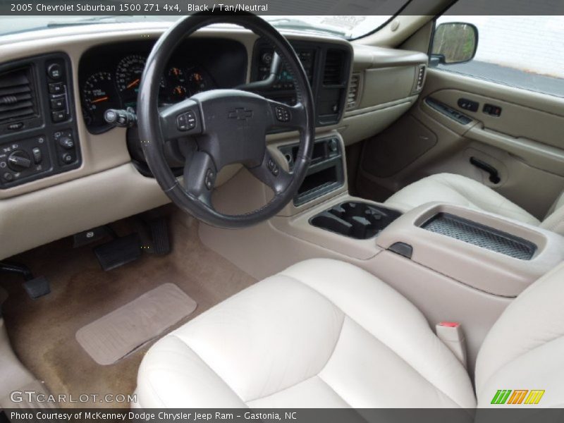 Tan/Neutral Interior - 2005 Suburban 1500 Z71 4x4 