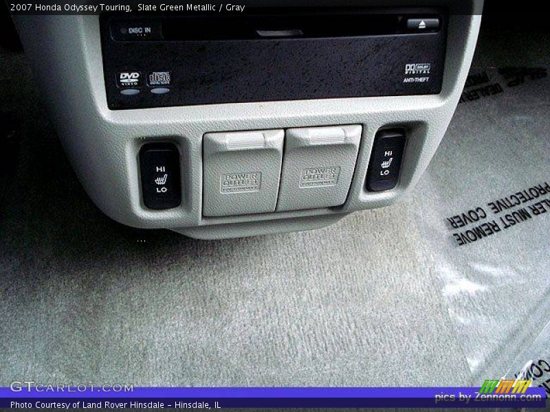 Slate Green Metallic / Gray 2007 Honda Odyssey Touring