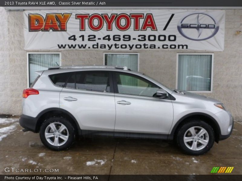 Classic Silver Metallic / Ash 2013 Toyota RAV4 XLE AWD