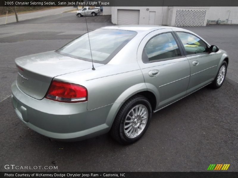 Satin Jade Pearl / Light Taupe 2005 Chrysler Sebring Sedan
