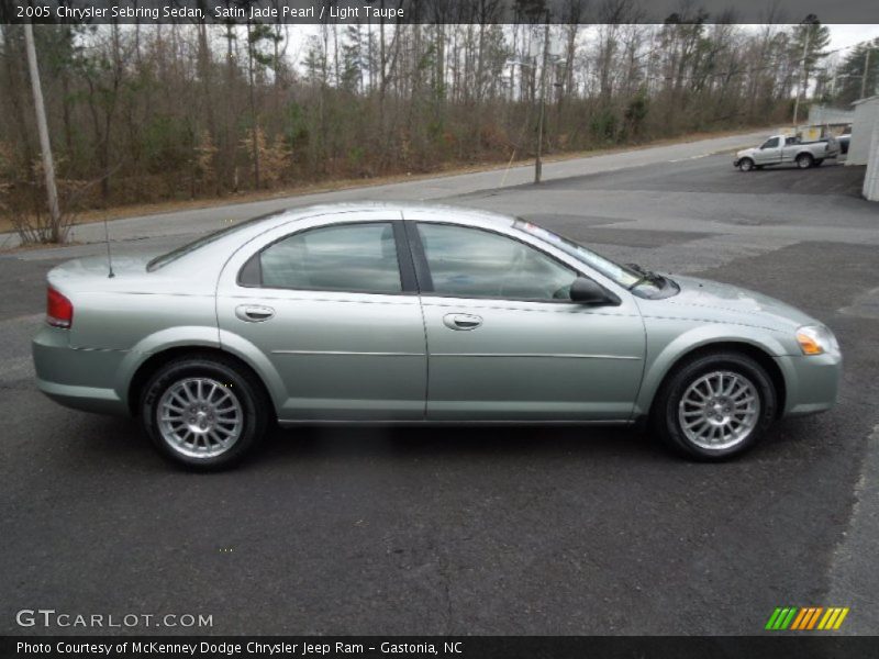 Satin Jade Pearl / Light Taupe 2005 Chrysler Sebring Sedan