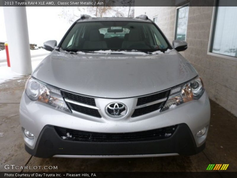 Classic Silver Metallic / Ash 2013 Toyota RAV4 XLE AWD
