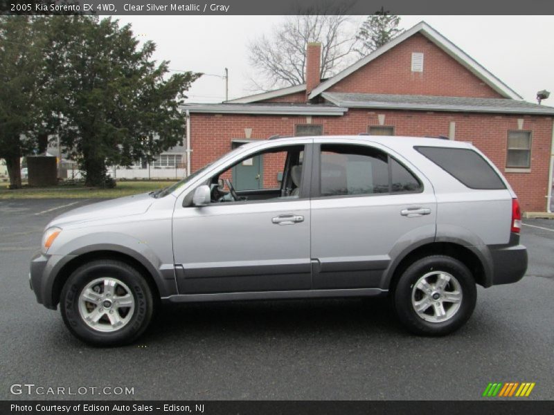 Clear Silver Metallic / Gray 2005 Kia Sorento EX 4WD
