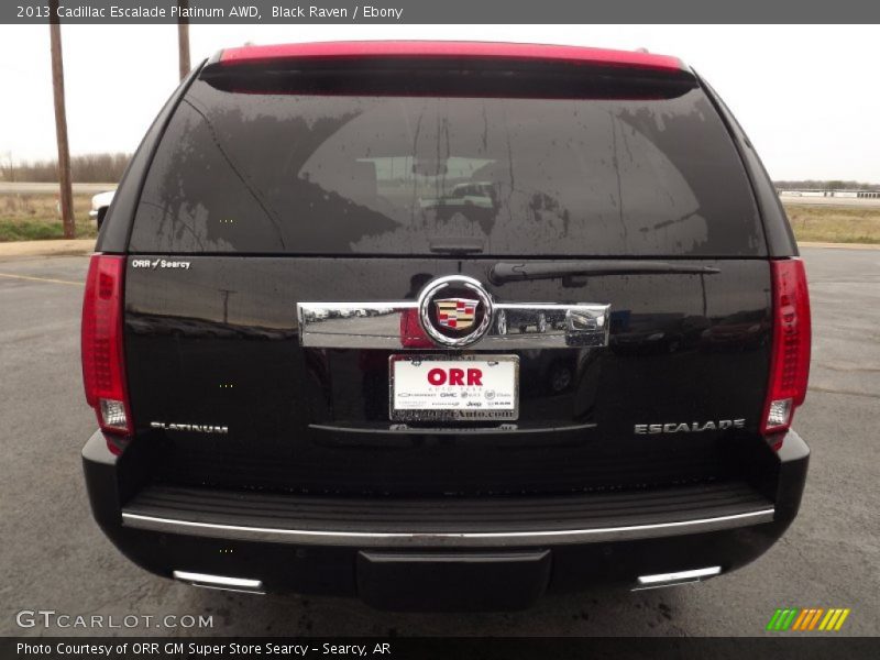 Black Raven / Ebony 2013 Cadillac Escalade Platinum AWD
