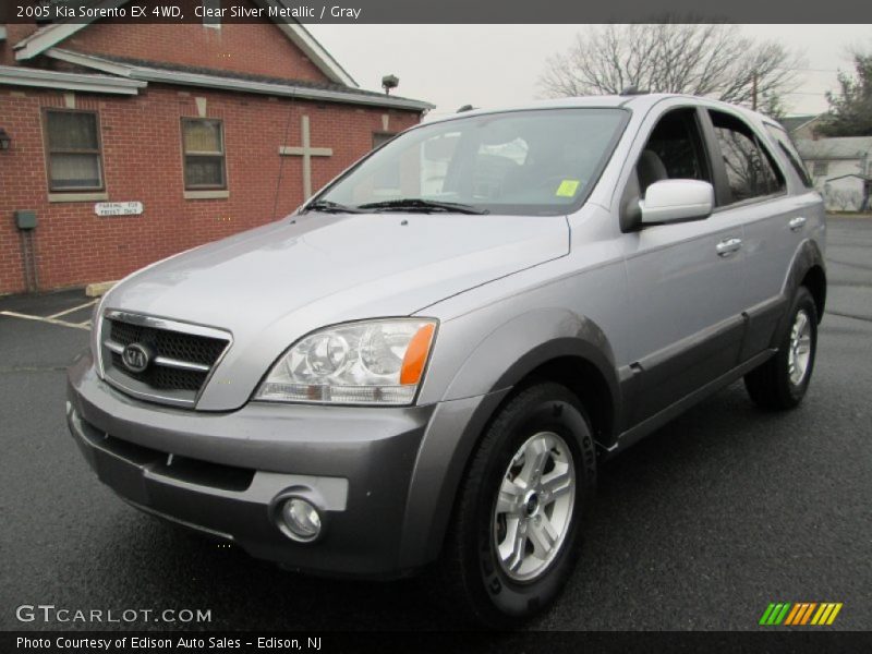 Clear Silver Metallic / Gray 2005 Kia Sorento EX 4WD
