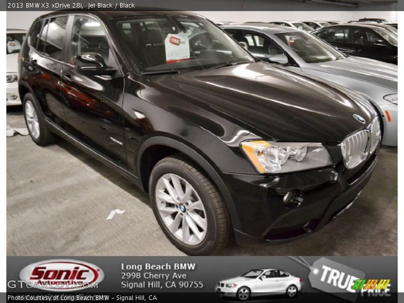 Jet Black / Black 2013 BMW X3 xDrive 28i