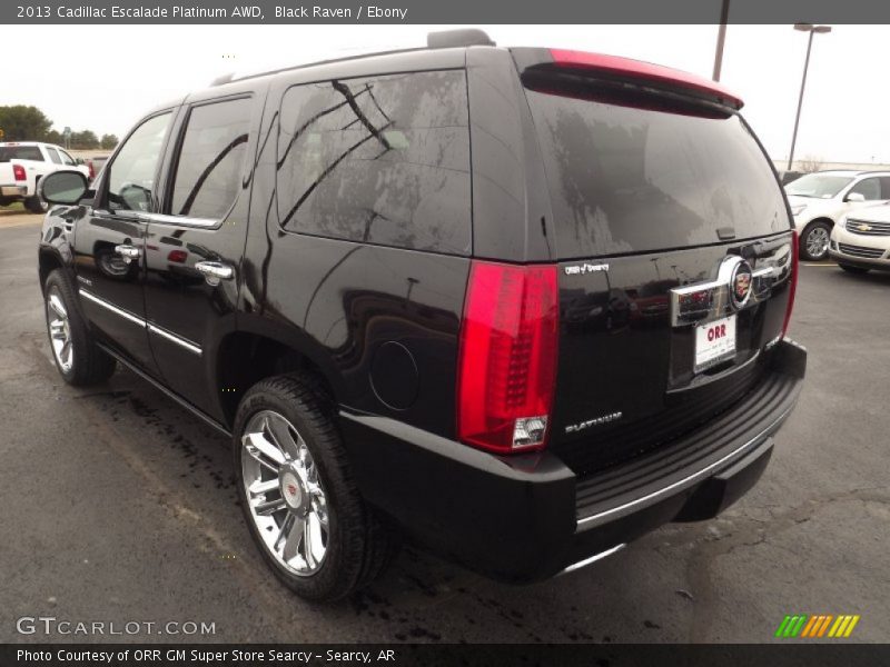 Black Raven / Ebony 2013 Cadillac Escalade Platinum AWD