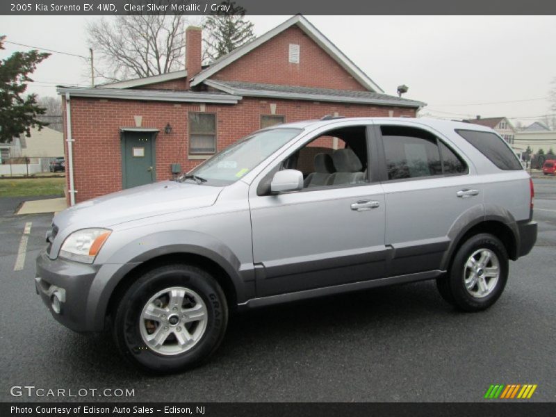 Clear Silver Metallic / Gray 2005 Kia Sorento EX 4WD