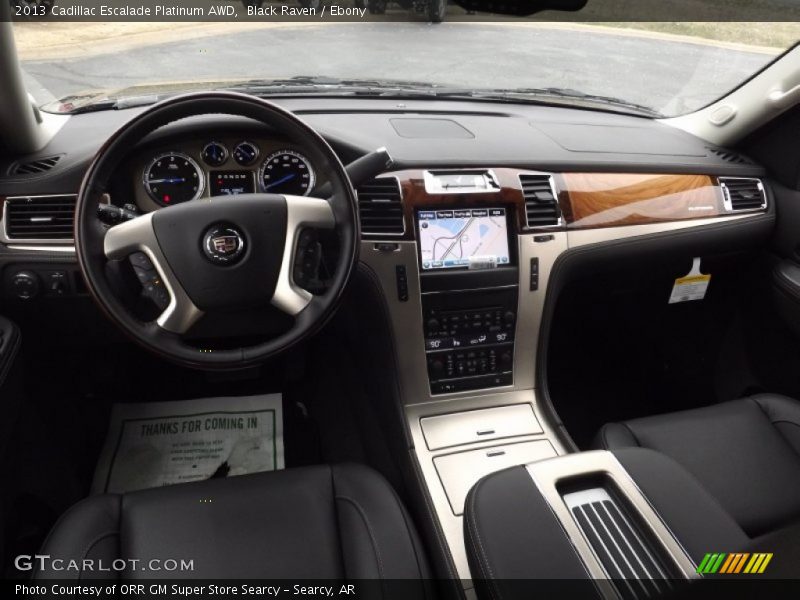 Ebony Interior - 2013 Escalade Platinum AWD 