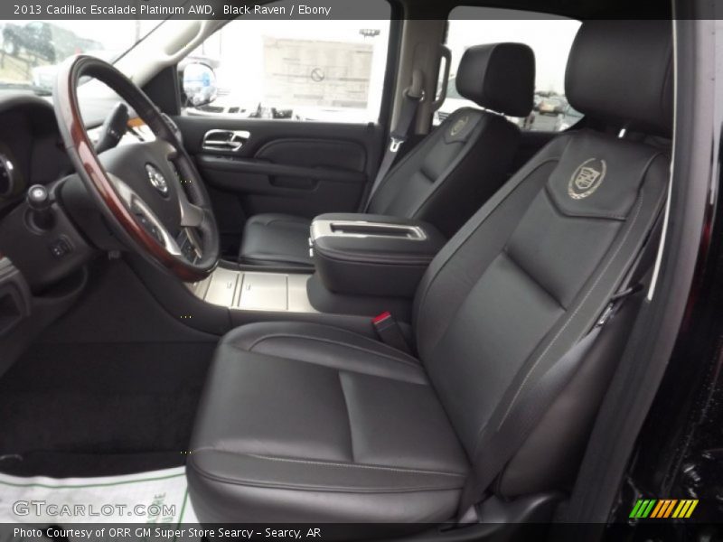  2013 Escalade Platinum AWD Ebony Interior