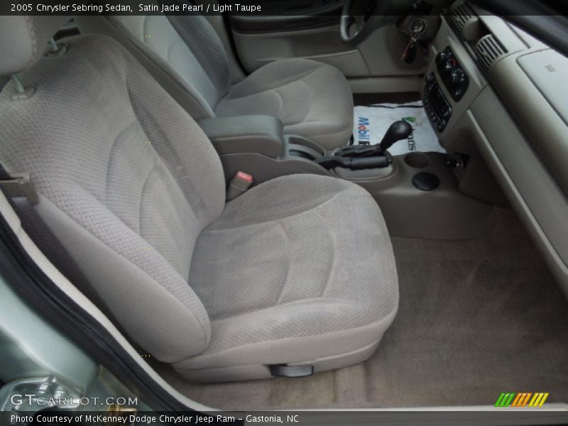 Satin Jade Pearl / Light Taupe 2005 Chrysler Sebring Sedan