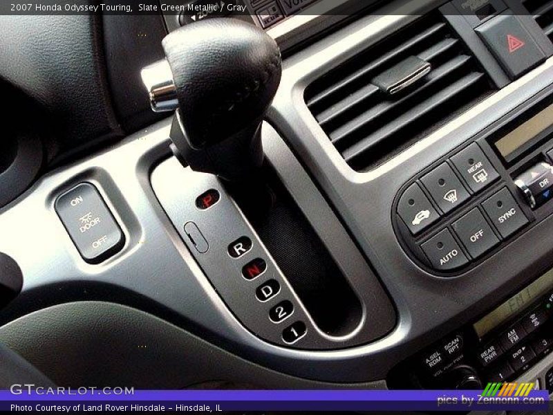 Slate Green Metallic / Gray 2007 Honda Odyssey Touring
