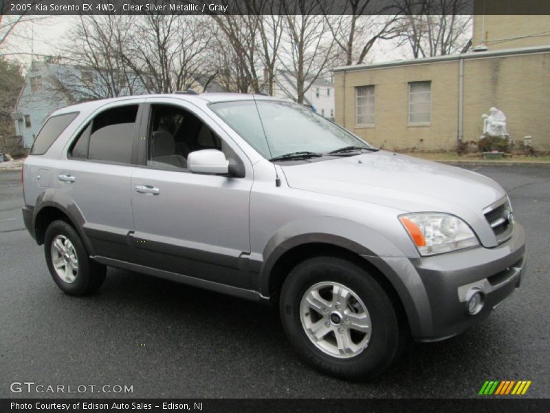 Clear Silver Metallic / Gray 2005 Kia Sorento EX 4WD
