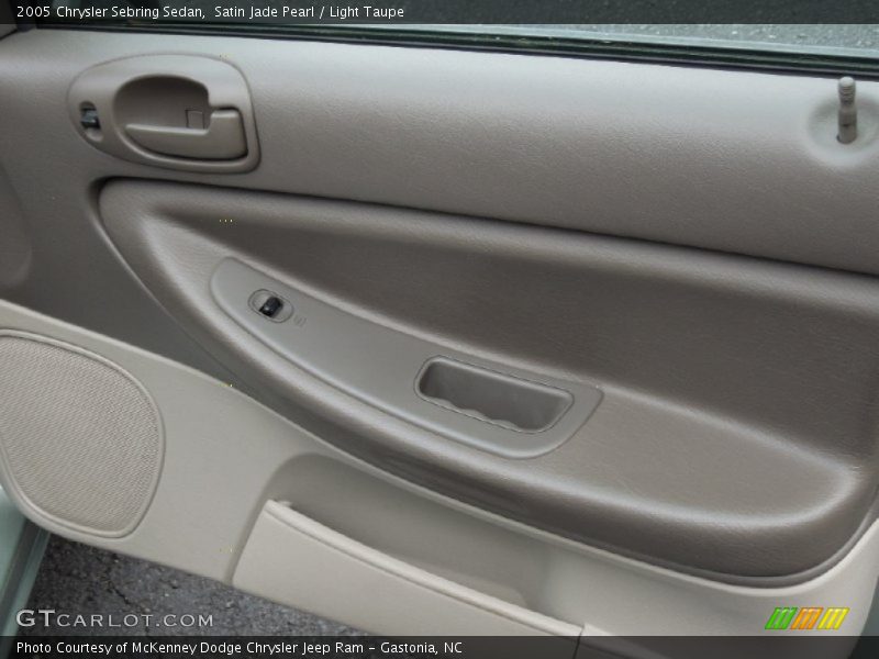 Satin Jade Pearl / Light Taupe 2005 Chrysler Sebring Sedan