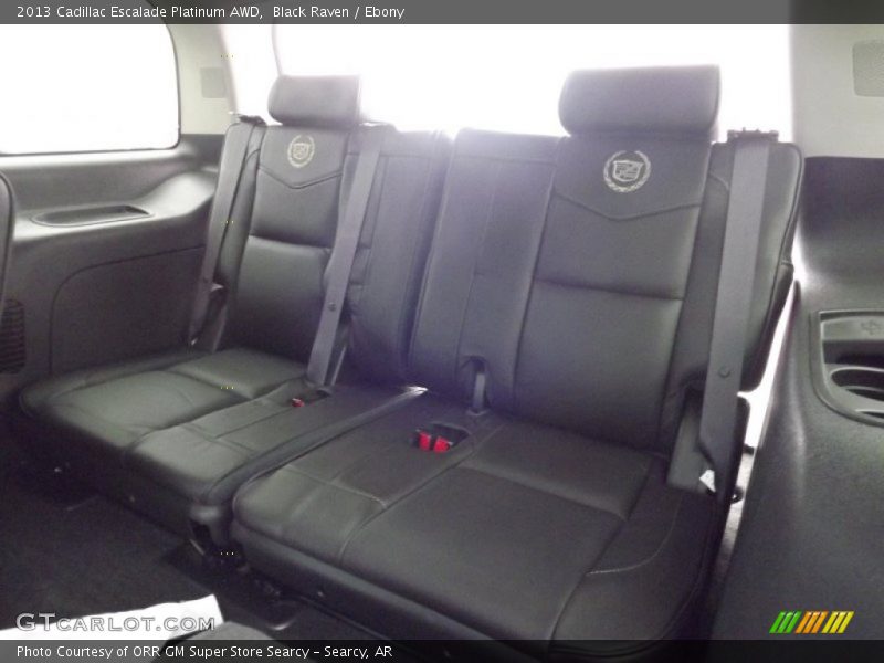 Rear Seat of 2013 Escalade Platinum AWD