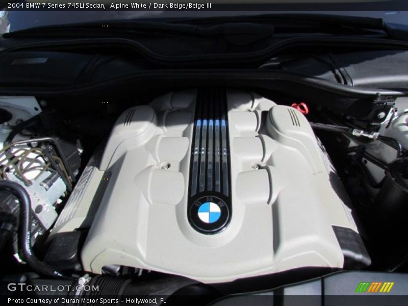  2004 7 Series 745Li Sedan Engine - 4.4 Liter DOHC 32 Valve V8