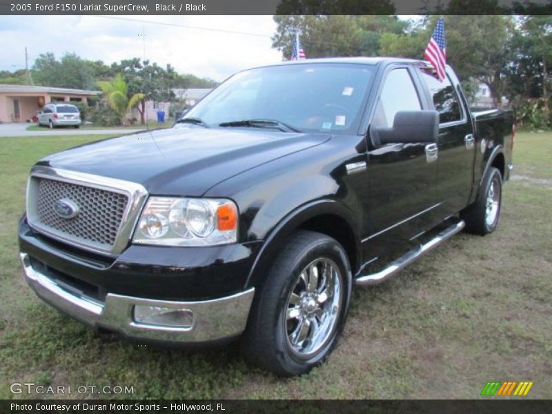 Black / Black 2005 Ford F150 Lariat SuperCrew