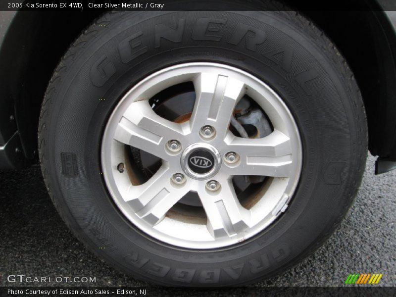 Clear Silver Metallic / Gray 2005 Kia Sorento EX 4WD
