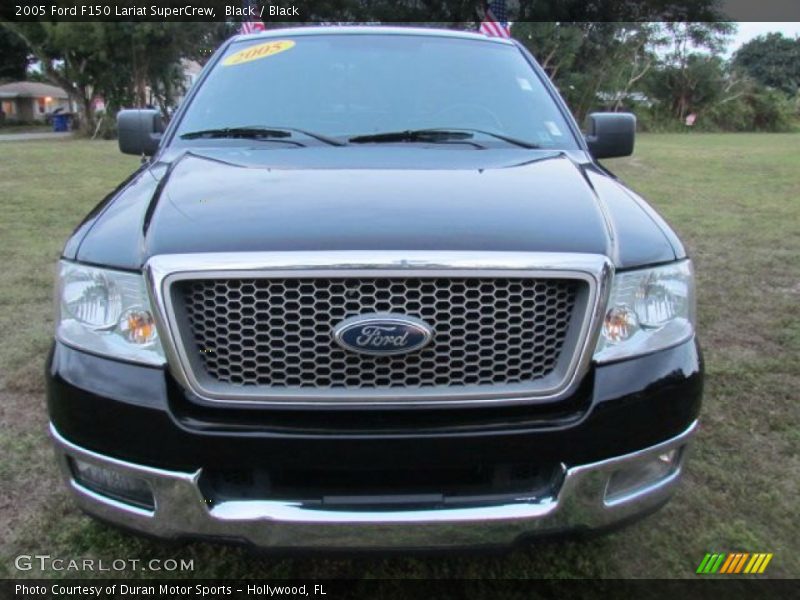Black / Black 2005 Ford F150 Lariat SuperCrew