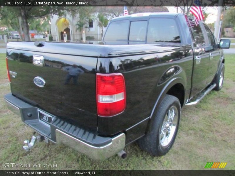 Black / Black 2005 Ford F150 Lariat SuperCrew