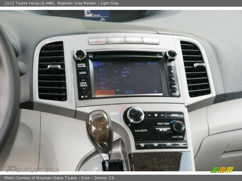 Magnetic Gray Metallic / Light Gray 2013 Toyota Venza LE AWD