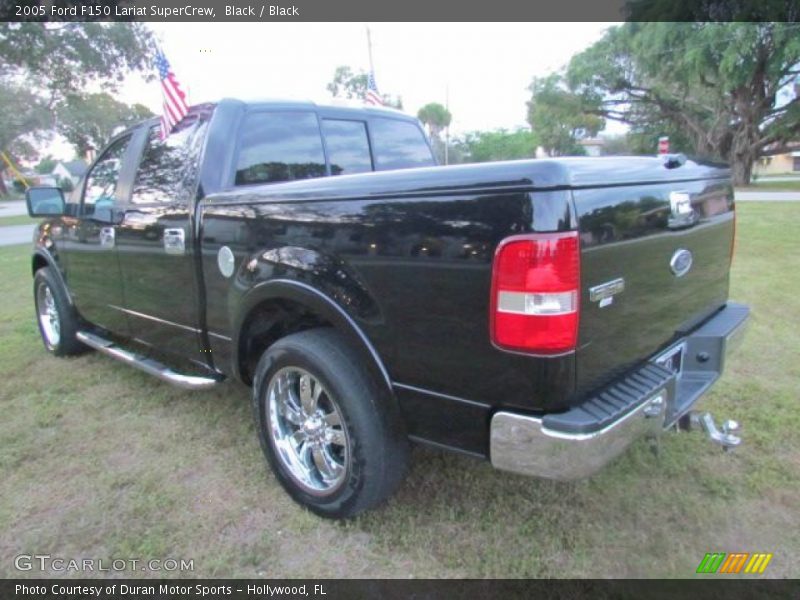 Black / Black 2005 Ford F150 Lariat SuperCrew