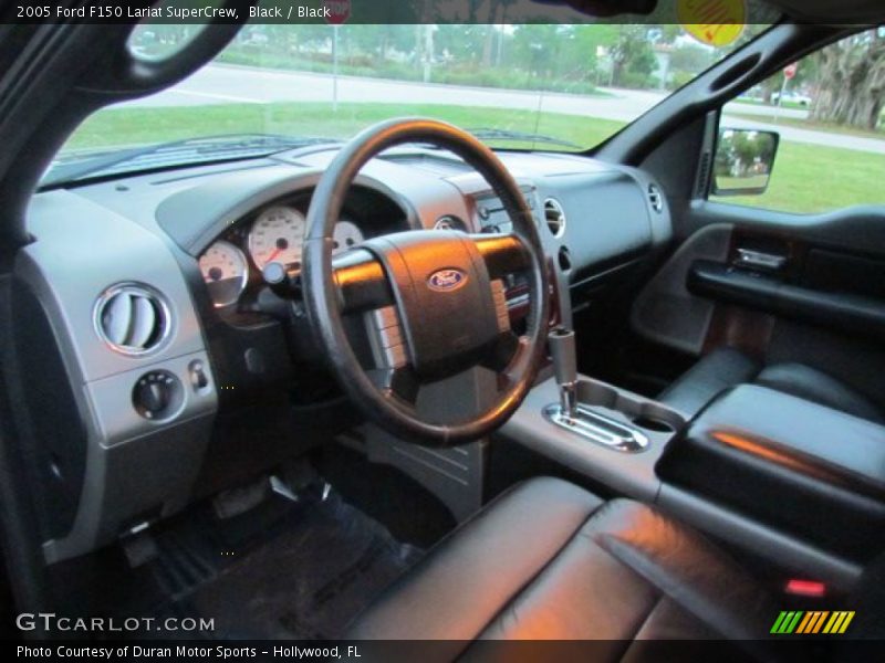 Black / Black 2005 Ford F150 Lariat SuperCrew