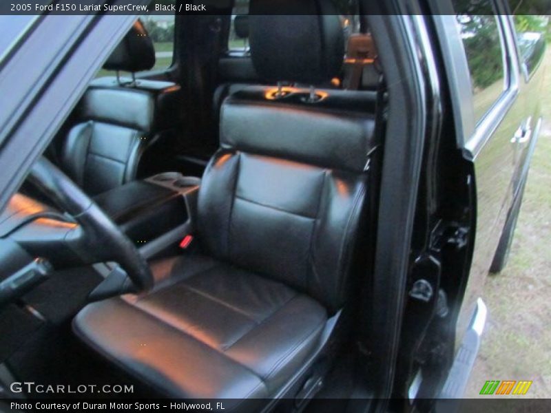 Black / Black 2005 Ford F150 Lariat SuperCrew