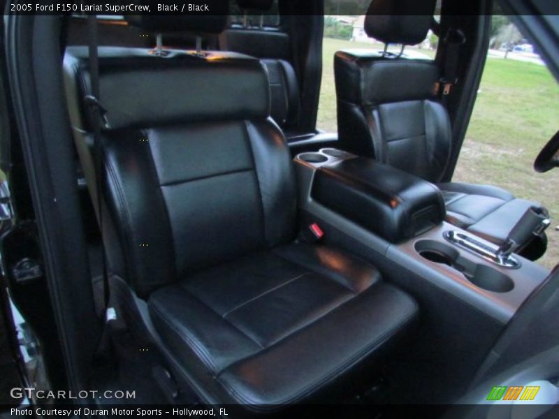Black / Black 2005 Ford F150 Lariat SuperCrew
