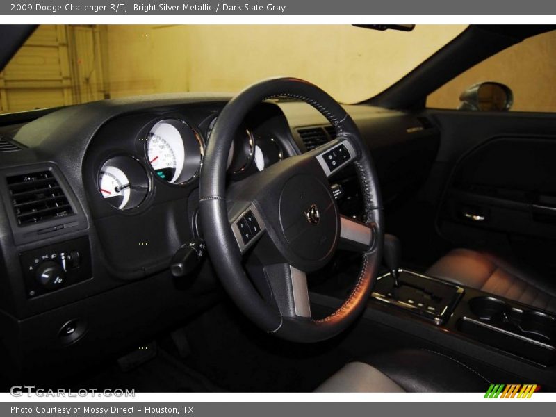 Bright Silver Metallic / Dark Slate Gray 2009 Dodge Challenger R/T