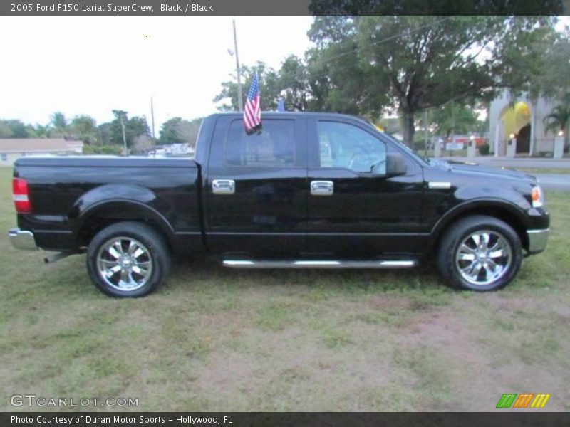 Black / Black 2005 Ford F150 Lariat SuperCrew