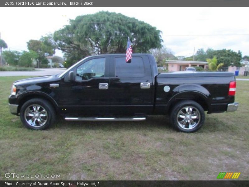 Black / Black 2005 Ford F150 Lariat SuperCrew