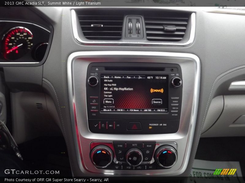 Controls of 2013 Acadia SLT