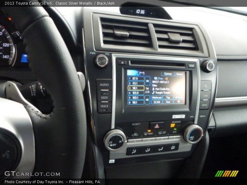 Classic Silver Metallic / Black/Ash 2013 Toyota Camry SE V6