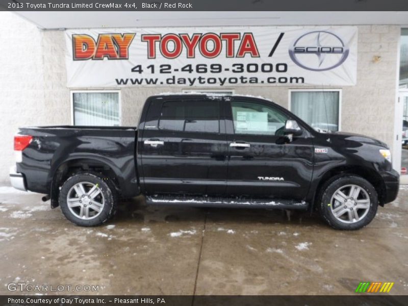 Black / Red Rock 2013 Toyota Tundra Limited CrewMax 4x4