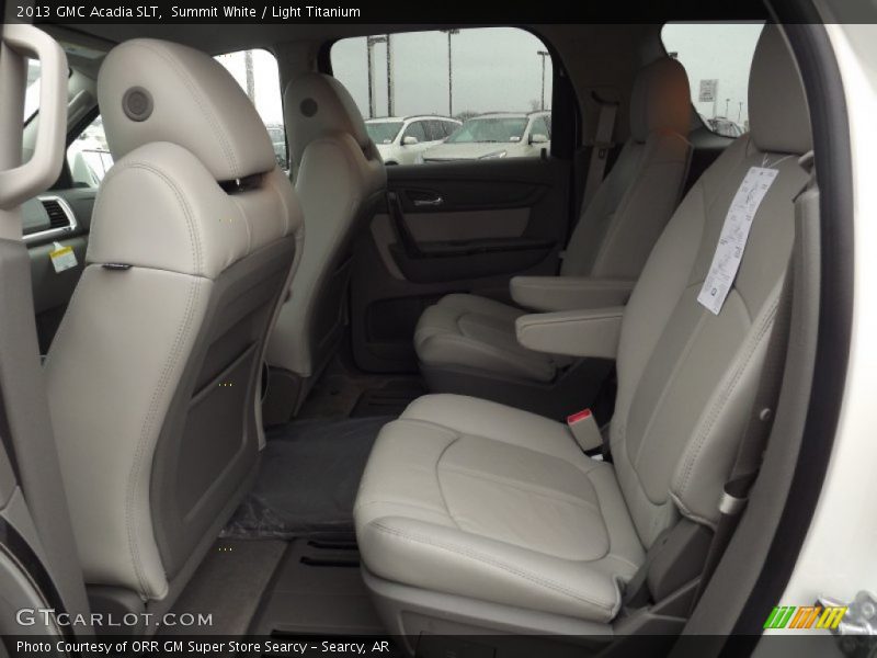 Rear Seat of 2013 Acadia SLT