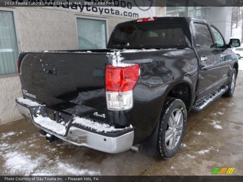 Black / Red Rock 2013 Toyota Tundra Limited CrewMax 4x4