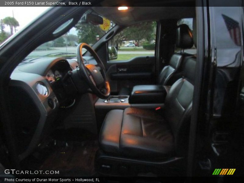 Black / Black 2005 Ford F150 Lariat SuperCrew