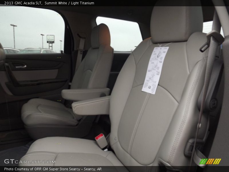 Rear Seat of 2013 Acadia SLT