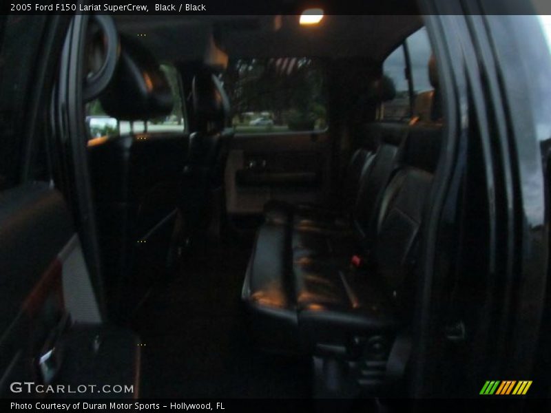 Black / Black 2005 Ford F150 Lariat SuperCrew
