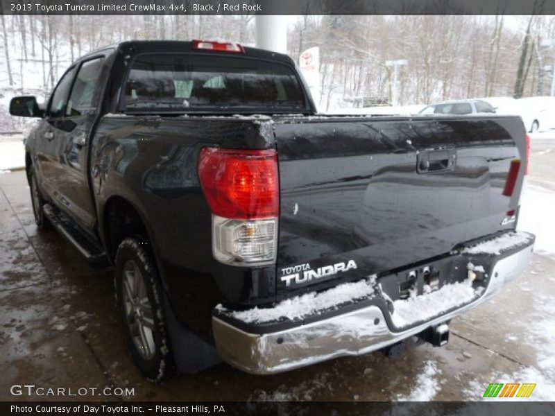 Black / Red Rock 2013 Toyota Tundra Limited CrewMax 4x4