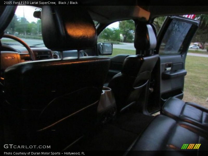 Black / Black 2005 Ford F150 Lariat SuperCrew