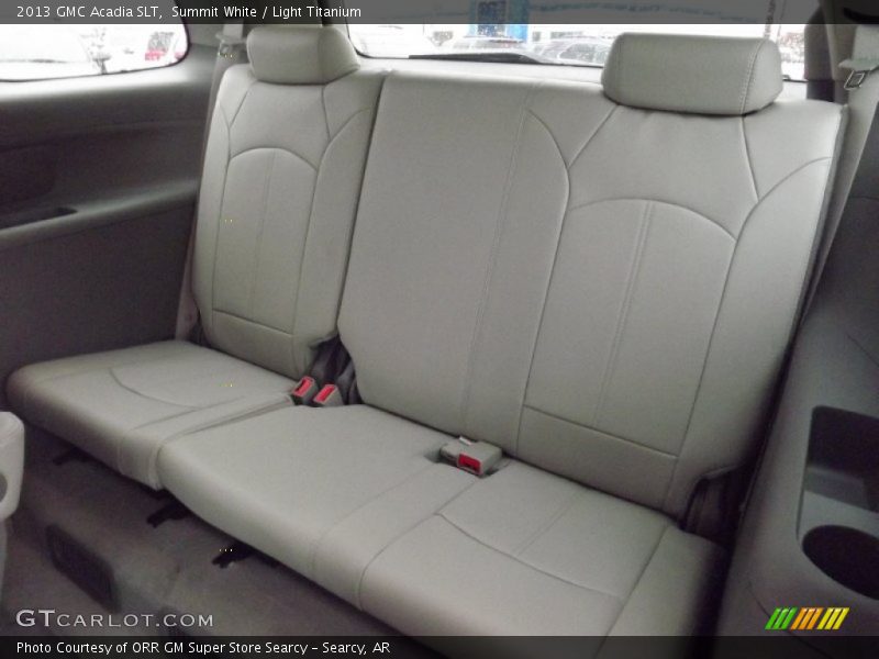 Rear Seat of 2013 Acadia SLT