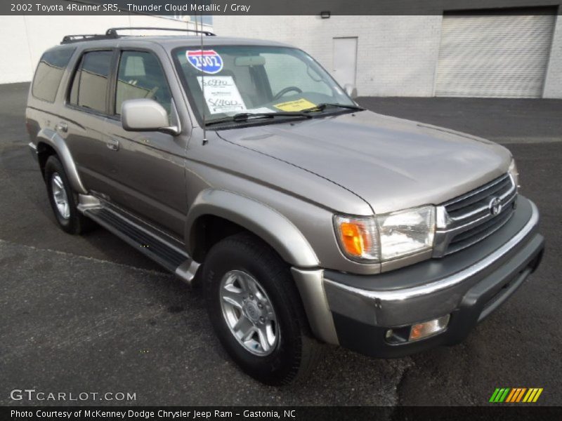 Thunder Cloud Metallic / Gray 2002 Toyota 4Runner SR5