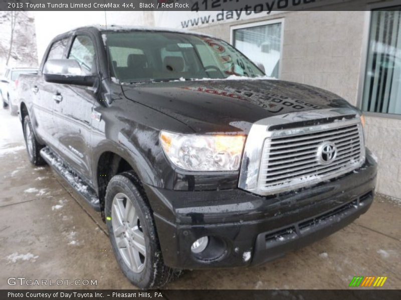 Black / Red Rock 2013 Toyota Tundra Limited CrewMax 4x4