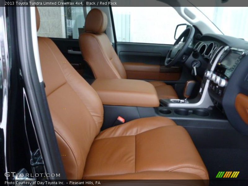 Front Seat of 2013 Tundra Limited CrewMax 4x4