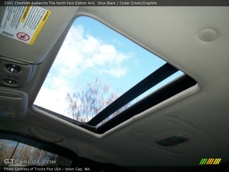 Sunroof of 2002 Avalanche The North Face Edition 4x4