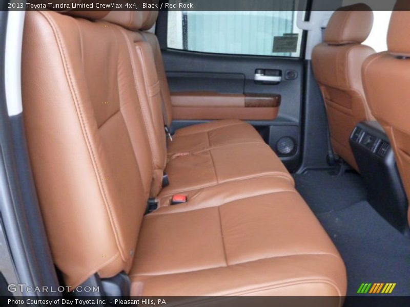 Rear Seat of 2013 Tundra Limited CrewMax 4x4
